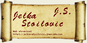 Jelka Stoilović vizit kartica